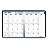 100% Recycled Monthly Weekly 7 Day Planner, 8.75 X 6.88, Black, 2021