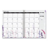 100% Recycled Wild Flower Monthly Weekly Planner, 9 X 7, Wild Flowers, 2021