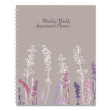 100% Recycled Wild Flower Monthly Weekly Planner, 9 X 7, Wild Flowers, 2021