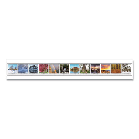 Recycled Scenic Beauty Monthly Wall Calendar, 12 X 16.5, 2022