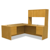 10500 Series "l" Workstation Single Pedestal Desk With 3-4 Height Pedestal, 72" X 36" X 29.5", Harvest