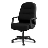 Pillow-soft 2090 Series Executive High-back Swivel-tilt Chair, Supports Up To 300 Lbs., Black Seat-black Back, Black Base