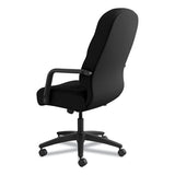 Pillow-soft 2090 Series Executive High-back Swivel-tilt Chair, Supports Up To 300 Lbs., Black Seat-black Back, Black Base