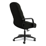 Pillow-soft 2090 Series Executive High-back Swivel-tilt Chair, Supports Up To 300 Lbs., Black Seat-black Back, Black Base