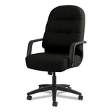 Pillow-soft 2090 Series Executive High-back Swivel-tilt Chair, Supports Up To 300 Lbs., Black Seat-black Back, Black Base