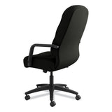 Pillow-soft 2090 Series Executive High-back Swivel-tilt Chair, Supports Up To 300 Lbs., Black Seat-black Back, Black Base