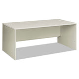 38000 Series Desk Shell, 72" X 36" X 30", Light Gray-silver