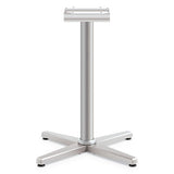 Arrange X-leg Base For 30-36" Tops, 25.59w X 27.88h, Silver