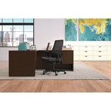 Endorse Mesh Mid-back Work Chair, Supports Up To 300 Lbs., Black Seat-black Back, Black Base