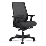 Endorse Mesh Mid-back Work Chair, Supports Up To 300 Lbs., Black Seat-black Back, Black Base