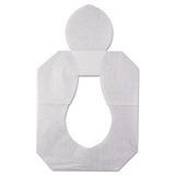 Health Gards Toilet Seat Covers, Half-fold, 14.25 X 16.5, White, 250-pack, 10 Boxes-carton