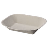 Savaday Molded Fiber Food Tray, 1-compartment, 7 X 9, Beige, 250-bag, 500-carton