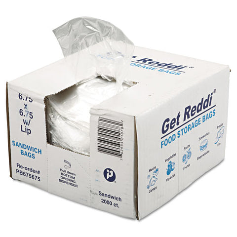 Food Bags, 0.36 Mil, 1" X 6.75", Clear, 2,000-carton