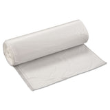High-density Interleaved Commercial Can Liners, 60 Gal, 14 Microns, 38" X 60", Clear, 200-carton