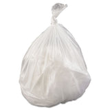 High-density Interleaved Commercial Can Liners, 45 Gal, 17 Microns, 40" X 48", Clear, 250-carton