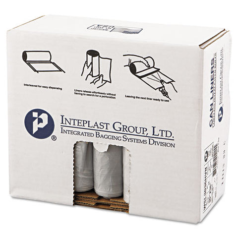 Low-density Commercial Can Liners, 30 Gal, 0.58 Mil, 30" X 36", Clear, 250-carton
