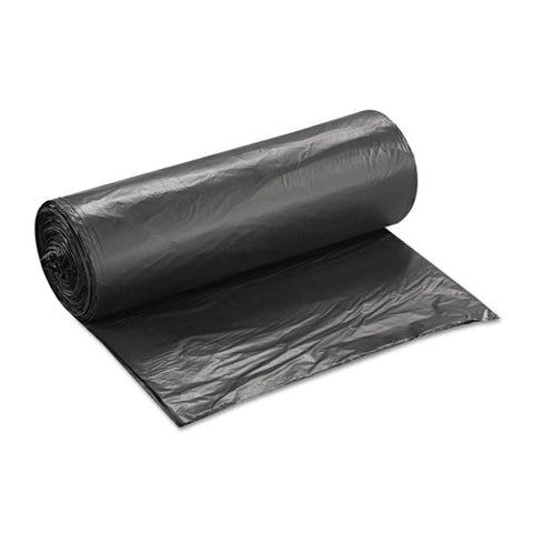 High-density Commercial Can Liners Value Pack, 60 Gal, 19 Microns, 38" X 58", Black, 150-carton