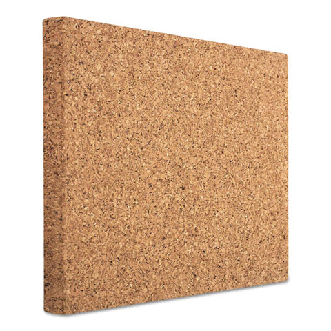 Designer Cork Bulletin Board, 18" X 18", Natural