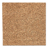 Designer Cork Bulletin Board, 18" X 18", Natural