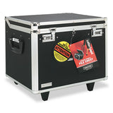 Locking Mobile File Chest, Letter-legal Files, 17.5" X 15.5" X 14.5", Black-chrome