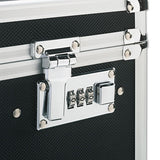 Locking Mobile File Chest, Letter-legal Files, 17.5" X 15.5" X 14.5", Black-chrome