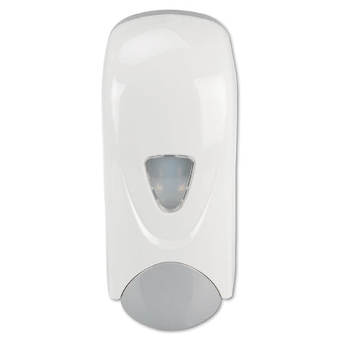 Foam-eeze Bulk Foam Soap Dispenser With Refillable Bottle, 1,000 Ml, 4.88 X 4.75 X 11, White-gray