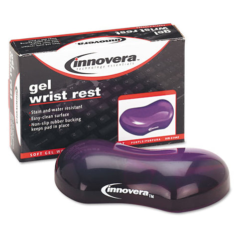 Gel Mouse Wrist Rest, Purple