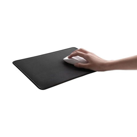 Large Mouse Pad, Nonskid Base, 9 7-8 X 11 7-8 X 1-8, Black