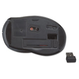Wireless Optical Mouse With Micro Usb, 2.4 Ghz Frequency-32 Ft Wireless Range, Gray-black