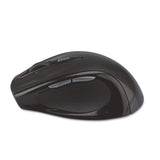 Wireless Optical Mouse With Micro Usb, 2.4 Ghz Frequency-32 Ft Wireless Range, Gray-black