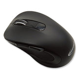 Mid-size Wireless Optical Mouse With Micro Usb, 2.4 Ghz Frequency-32 Ft Wireless Range, Right Hand Use, Black