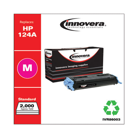 Remanufactured Magenta Toner, Replacement For Hp 124a (q6003a), 2,000 Page-yield