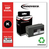 Remanufactured Black High-yield Ink, Replacement For Hp 950xl (cn045an), 2,300 Page-yield