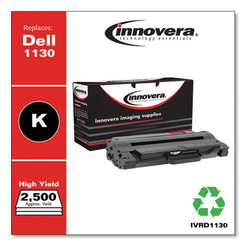 Remanufactured Black Toner, Replacement For Dell 1130 (330-9523), 2,500 Page-yield