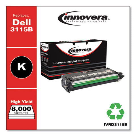 Remanufactured Black High-yield Toner, Replacement For Dell 3115 (310-8395), 8,000 Page-yield