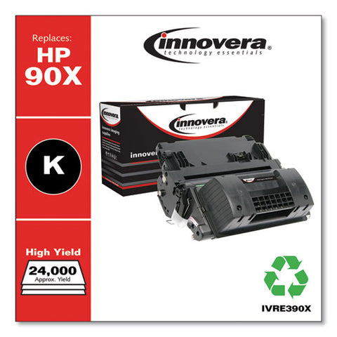 Remanufactured Black High-yield Toner, Replacement For Hp 90x (ce390x), 24,000 Page-yield