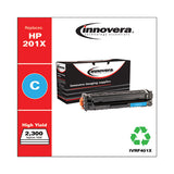 Remanufactured Cyan High-yield Toner, Replacement For Hp 201x (cf401x), 2,300 Page-yield