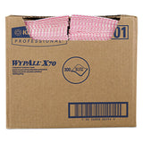 X70 Wipers, 12 1-2 X 23 1-2, Red, 300-box