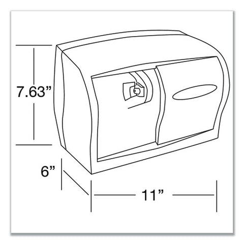 Pro Coreless Srb Tissue Dispenser, 7 1-10 X 10 1-10 X 6 2-5, Stainless Steel