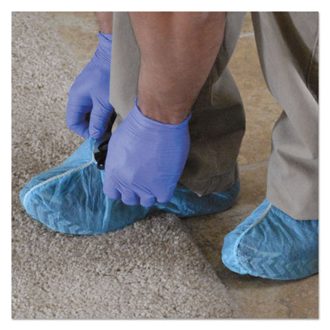 A10 Lightduty Shoe Covers, Polypropylene, One Size Fits All, Blue, 300-carton