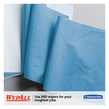 X80 Cloths, Brag Box, Hydroknit, Blue, 11.1 X 16.8, 160 Wipers-carton