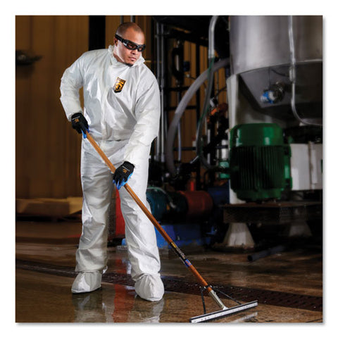 A40 Elastic-cuff, Ankle, Hood And Boot Coveralls, X-large, White, 25-carton