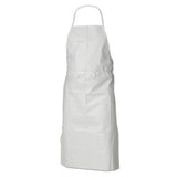 A40 Liquid-particle Protection Apron, Film Laminate, White, 28 X 40, 100-carton