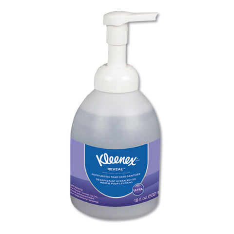Reveal Ultra Moisturizing Foam Hand Sanitizer, 18 Oz Bottle, Clear