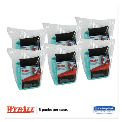 Waterless Cleaning Wipes Refill Bags, 12 X 9, 75-pack