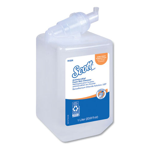 Control Antimicrobial Foam Skin Cleanser, Fresh Scent, 1,000 Ml Bottle