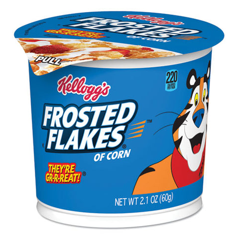 Breakfast Cereal, Frosted Flakes, Single-serve 2.1 Oz Cup, 6-box