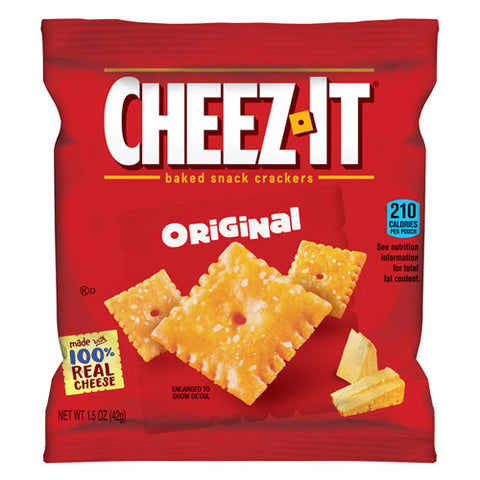 Cheez-it Crackers, 1.5 Oz Single-serving Snack Pack, 8-box