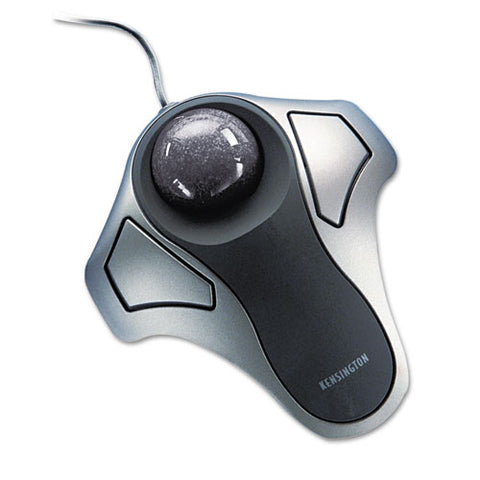 Orbit Optical Trackball Mouse, Usb 2.0, Left-right Hand Use, Black-silver