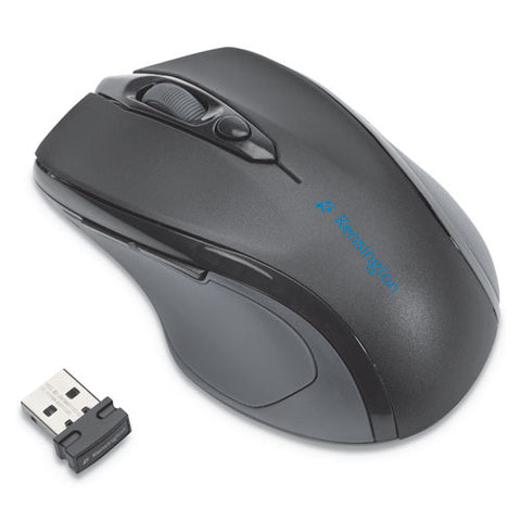 Pro Fit Mid-size Wireless Mouse, 2.4 Ghz Frequency-30 Ft Wireless Range, Right Hand Use, Black